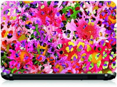 Box 18 Multi Flower274 Vinyl Laptop Decal 15.6