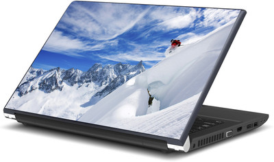 Artifa Skiing in Snow Vinyl Laptop Decal 15.6