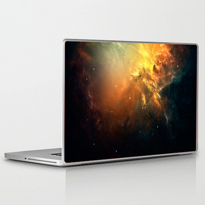Theskinmantra Coloured Cosmos PolyCot Vinyl Laptop Decal 15.6