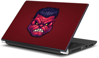 

ShopMantra Angry Hulk Face Vinyl Laptop Decal 15.6
