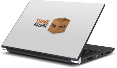 

ShopMantra Think Outside The Box Vinyl Laptop Decal 15.6