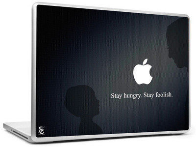 

Print Shapes Apple Stay hungry stay foolish Vinyl Laptop Decal 15.6