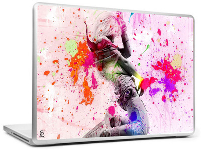 

Print Shapes Colors splash dancer girl Vinyl Laptop Decal 15.6