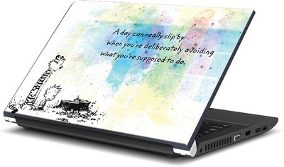 

ShopMantra Calvin and Hobbes Quote Vinyl Laptop Decal 15.6