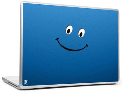 

Print Shapes Blue smiley Vinyl Laptop Decal 15.6