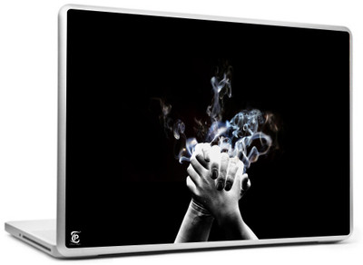 

Print Shapes Smoke hands Vinyl Laptop Decal 15.6