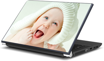 

Artifa Cute Baby with White Hat Vinyl Laptop Decal 15.6
