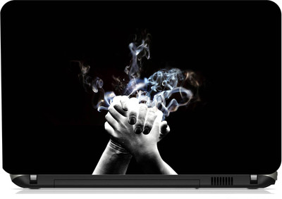 

Print Shapes Holding Hand Smoke Vinyl Laptop Decal 15.6