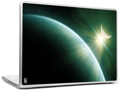 

Print Shapes Green planet light sun sky space Vinyl Laptop Decal 15.6
