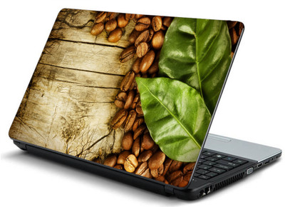 

Geek COFFEE GRAINS LEAVES BOARD Laminated Vinyl Laptop Decal 15.6