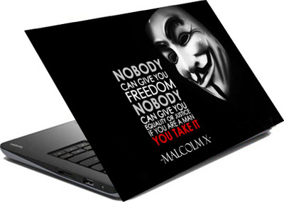 

hifex v for vendetta quote vinyl Laptop Decal 15.6