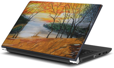 

ShopMantra Artistic Painting of Nature Landscape Vinyl Laptop Decal 15.6