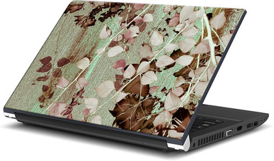

ShopMantra Autumn Leaves Textured Canvas Print Vinyl Laptop Decal 15.6
