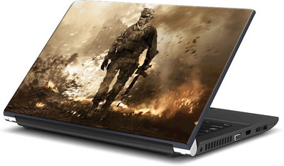 

ShopMantra Military Gamer Character Artwork Vinyl Laptop Decal 15.6