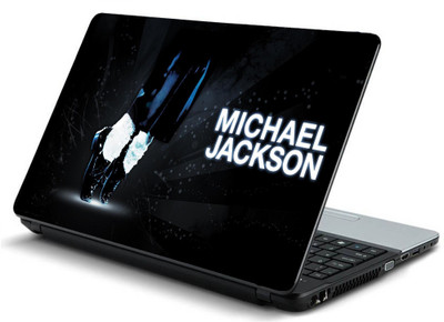 

Geek michael jackson shoes socks pants light HQ Laminated Vinyl Laptop Decal 15.6