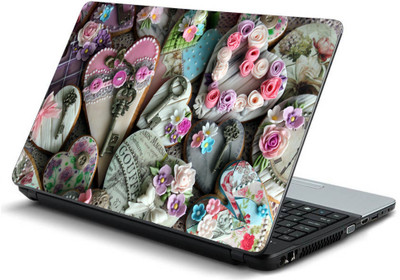 

Geek HEART COOKIES GIFT Laminated Vinyl Laptop Decal 15.6