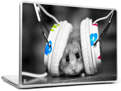 

Print Shapes Musical Mice with Headphone Vinyl Laptop Decal 15.6