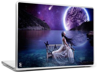 

Print Shapes Girl on beach Vinyl Laptop Decal 15.6