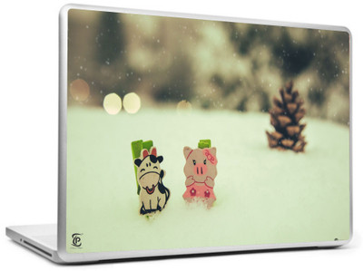 

Print Shapes Snow snowflakes winter Vinyl Laptop Decal 15.6