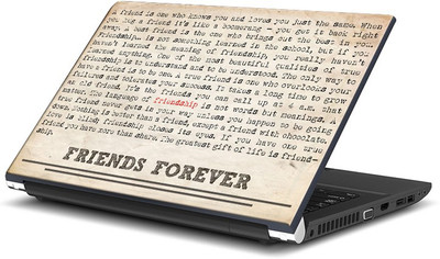 

ShopMantra Friends Forever Special Message Vinyl Laptop Decal 15.6