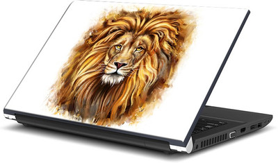 

ShopMantra Lion Face Digital Painting Vinyl Laptop Decal 15.6