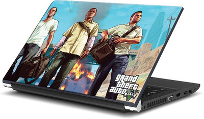 

ShopMantra Grand Theft Auto Five Illustration Artwork Vinyl Laptop Decal 15.6