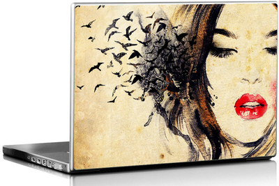 

Seven Rays Abstract Freedom Girl Vinyl Laptop Decal 15.6