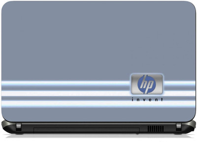 

Geek HP Invent Grey with White Lines Laminated Vinyl Laptop Decal 15.6