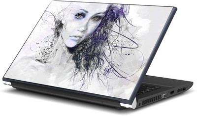 

Artifa Girl Face artistic Vinyl Laptop Decal 15.6