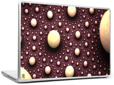 

Print Shapes Yellow Bubbles Vinyl Laptop Decal 15.6