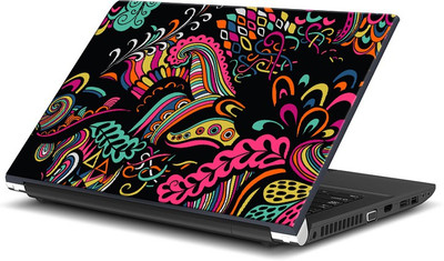 

ShopMantra Colored Abstract Shapes Illustration Vinyl Laptop Decal 15.6