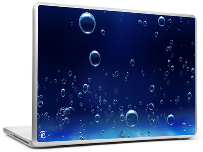 

Print Shapes Blue Bubbles Vinyl Laptop Decal 15.6