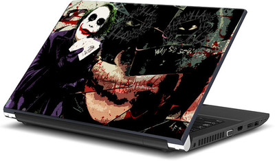 

ShopMantra Joker vs batman Vinyl Laptop Decal 15.6