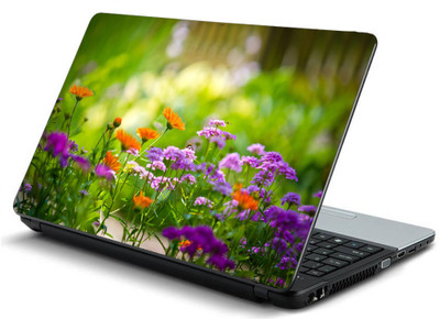 

Geek FLOWERS FIELD PLANTS HERBS Laminated Vinyl Laptop Decal 15.6