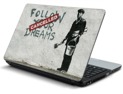 

Geek follow your dream HQ Laminated Vinyl Laptop Decal 15.6