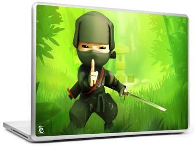 

Print Shapes Cute ninja Vinyl Laptop Decal 15.6