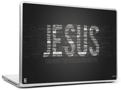 

Print Shapes Typo jesus Vinyl Laptop Decal 15.6