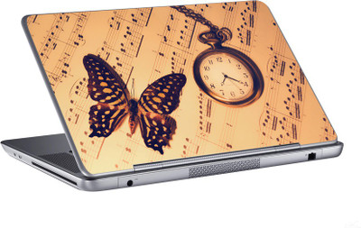 

AV Styles butterfly and watch skin Vinyl Laptop Decal 15.6