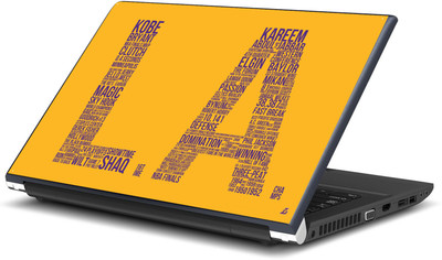 Artifa NBA typography LA Basketball Vinyl Laptop Decal 15.6 Artifa NBA typography LA Basketball Vinyl Laptop Decal 15.6