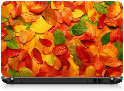 

Box 18 Orange And Green Leaf Abstract 1994 Vinyl Laptop Decal 15.6