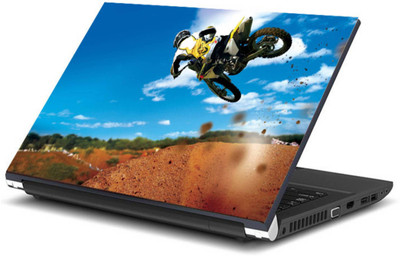 

Print Shapes Bike in the air Vinyl Laptop Decal 15.6
