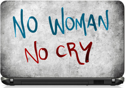 

Print Shapes No women no cry Vinyl Laptop Decal 15.6