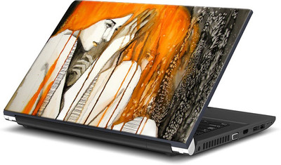 

ShopMantra Artistic Ladies Painting Vinyl Laptop Decal 15.6