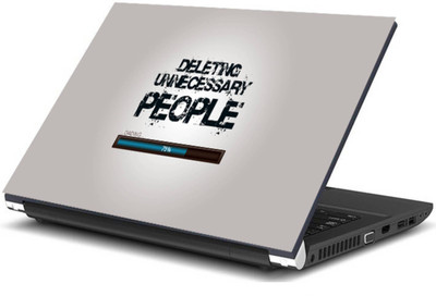 

Print Shapes Deleting unnessary people quote Vinyl Laptop Decal 15.6