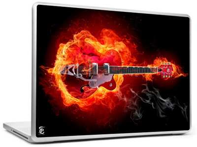

Print Shapes Burning guitar flame Vinyl Laptop Decal 15.6