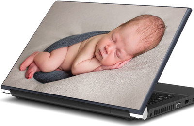 Artifa Cute sleeping baby image Vinyl Laptop Decal 15.6
