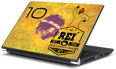 

ShopMantra Edson Arantes Pele Brazil Football Vinyl Laptop Decal 15.6