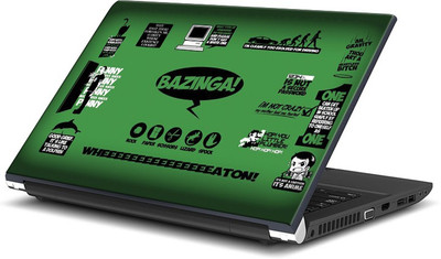 

ShopMantra Bazinga Vector Artwork Vinyl Laptop Decal 15.6