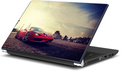 

ShopMantra Red car Vinyl Laptop Decal 15.6