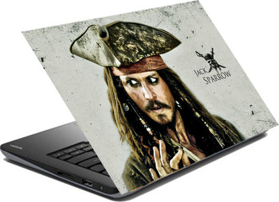 

hifex jack sparrow vinyl Laptop Decal 15.6